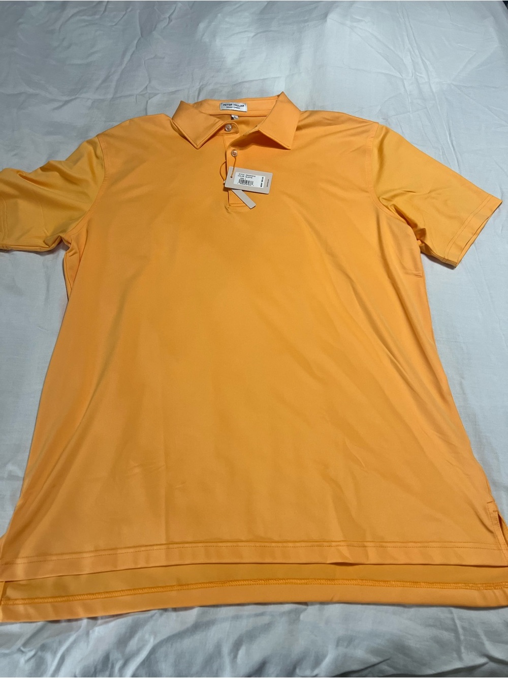 Peter Millar orange polo